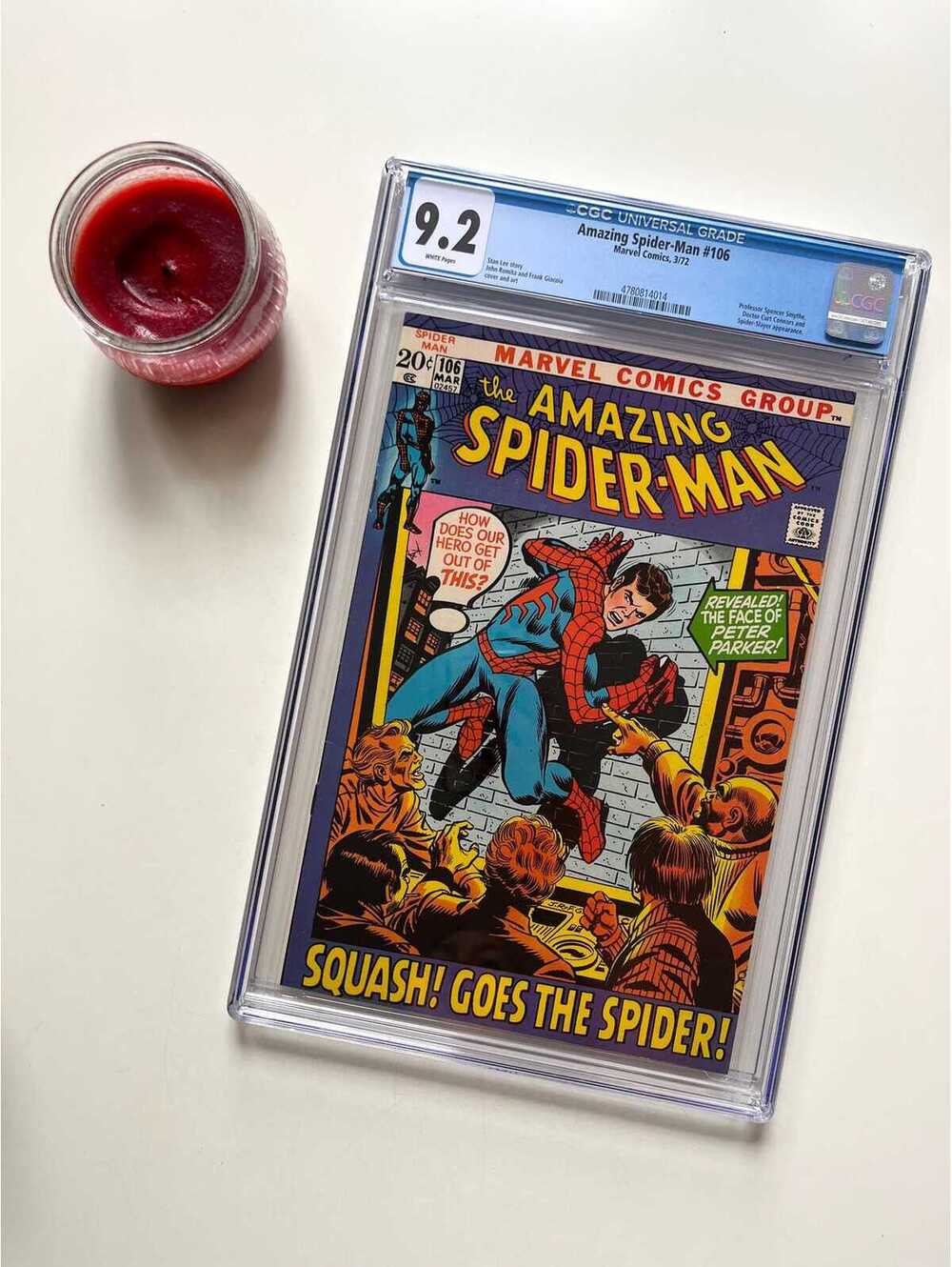 Amazing Spider-Man #106 (1972) CGC 9.2 Graded Comic | Spider-Slayer, John Romita